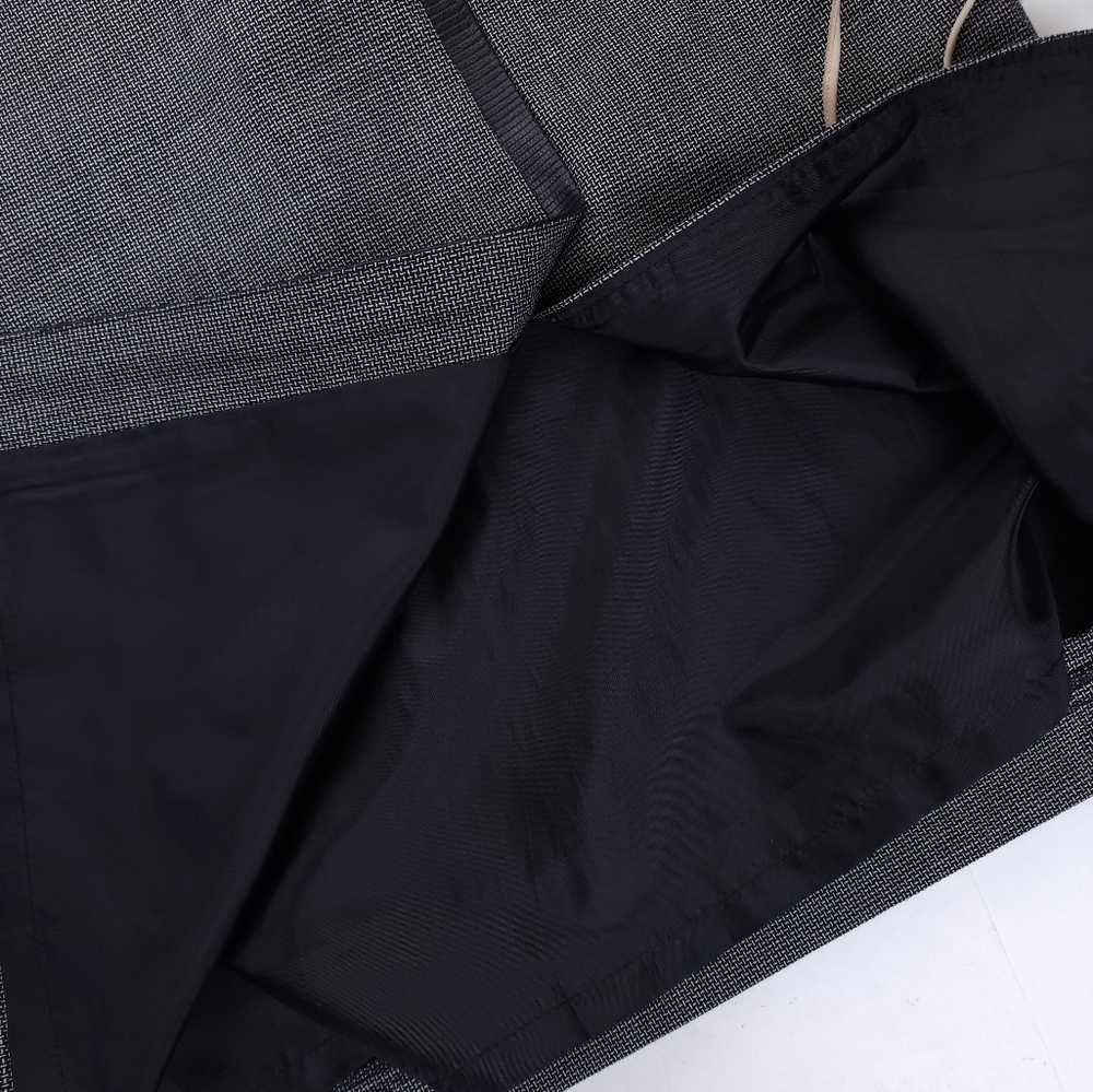 Harve Benard Sport Gray Wool Skirt Sz 8 - Picture 7 of 8